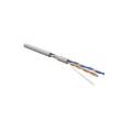 Кабель UTP 2 пары, Кат.5, внутр., 0,51мм, LSZH, серый, 500м, Hyperline UUTP2-C5-S24-IN-LSZH-GY-500