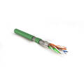 Кабель S/FTP 4 пары, Кат.7a, внутр., 0,58мм, LSZH, зелёный, 500м, Hyperline SFTP4-C7A-S23-IN-LSZH-GN-500