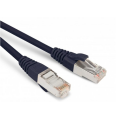 Патч-корд SF/UTP 4 пары, Кат.5е, 2хRJ45, 7м, черный, LSZH, Hyperline PC-LPM-SFTP-RJ45-RJ45-C5e-7M-LSZH-BK