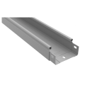 Лоток крашенный неперфорированный 50х100х3000мм, RAL 9016, IEK CLNK10-050-100-3