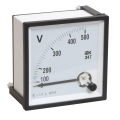 Вольтметр Э47 500В кл. точн. 1,5 72х72мм, IEK IPV10-6-0500-E