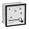 Вольтметр Э47 600В кл. точн. 1,5 96х96мм, IEK IPV20-6-0600-E