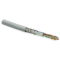 Кабель SF/UTP 4 пары, Кат.5e, внутр., 0,51мм, PVC, серый, 305м, HL SFUTP4-C5E-S24-IN-PVC-GY-305