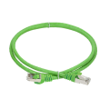 Патч-корд S/FTP 4 пары, Кат.6А, 2xRJ45, 3м, зеленый, LSZH, standart 50мкд, ITK PC02-C6ASL-3M-SC-HC