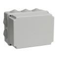 Коробка распаячная для о/п 190х140х120мм IP44 (10 гермоввод.), КМ41245, IEK UKO10-190-140-120-K41-44