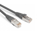 Патч-корд SF/UTP 4 пары, Кат.6, 2хRJ45, 1,5м, серый, LSZH, Hyperline PC-LPM-SFTP-RJ45-RJ45-C6-1.5M-LSZH-GY