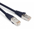 Патч-корд SF/UTP 4 пары, Кат.6, 2хRJ45, 9м, черный, LSZH, Hyperline PC-LPM-SFTP-RJ45-RJ45-C6-9M-LSZH-BK