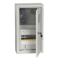 Корпус металлический ЩУРн-1/9, 470х260х145мм IP31, IEK MKM22-N-09-31-ZO