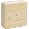 Коробка распаячная для о/п 75х75х20мм, сосна, КМ, IEK UKO10-075-075-020-K34-E