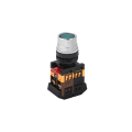 Кнопка ABLF-22 зеленый d22мм неон/240В 1з+1р, IEK BBT10-ABLF-K06