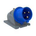 Вилка стационарная ССИ-523, 32А-6ч/200-250В, 2Р+РЕ, IP44, IEK PSN51-032-3