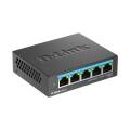 Коммутатор с 5 портами 10/100/1000/2.5GBase-T, D-Link DMS-105