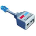 Разветвитель 4Pr.T568A/T568B - 2x2Pr.10BASE-T, SIEMON YT4-E2-E2