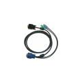 Кабель KVM с разъемами VGA и PS/2, 1,8м, уп.10шт D-Link DKVM-IPCB/10