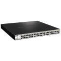 Коммутатор настраиваемый D-Link DGS-1210-52MPP