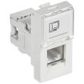 PRIMER РКИ-10-00-П-6 Розетка компьютерная RJ45 UTP кат.6 (1 модуль) белая IEK