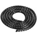 Спираль монтажная СП-12 черная (2м/упак) IEK