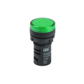 Лампа AD22DS (LED) матрица d22мм зеленый 230В, IEK BLS10-ADDS-230-K06