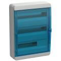 TEKFOR Корпус пластиковый КМПн-54 IP65 синяя прозрачная дверь IEK