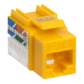 Модуль Keystone Jack кат.6, UTP 110 IDC 90 град., желтый, ITK CS1-1C06U-11-05