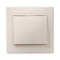 Выключатель 1-клавишный, кнопочный, 10А, ВСк10-1-0-ККм, кремовый, IEK EVK13-K33-10-DM