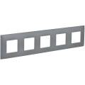 SKANDY Рамка 5-местная SK-F05Gr серый IEK