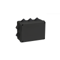 Коробка расп. для о/п КМ41241, 150х110х70мм, IP44, 10 гермовв. черная, IEK UKO11-150-110-070-K02-44