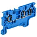 ARMAFIX Клемма пружинная CX2.5-3 BU 2,5мм2 трехконтактная синяя IEK