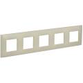SKANDY Рамка 5-местная SK-F01B бежевый IEK