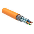 Кабель S/FTP 4 пары, Кат.7а, внутр., 0,58мм, LSZH, оранж., 305м, ITK LC1-C7A04-627-P