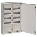 TITAN 5 Корпус металлический ЩРн-120 (2х60) 835х570х140мм IP31 серый (одна дверь) IEK