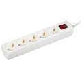 Удлинитель У05В 5 мест с заземлением 3м 3х1мм2 10А/250В GENERICA