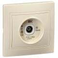 KVARTA Розетка TV проходная РТВ11-ККм кремовый GENERICA