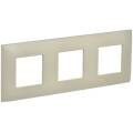 SKANDY Рамка 3-местная SK-F01B бежевый IEK