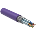 Кабель S/FTP 4 пары, Кат.7, внутр., 0,57мм, LSZH, фиолетовый, 305м, ITK LC1-C704-626
