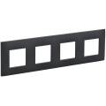 SKANDY Рамка 4-местная SK-F04G графит IEK