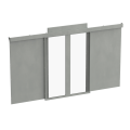 Дверь раздвижная изолир. для шкафов 47U, 1200мм, серая, ITK ZP-FD35-47U-1200-R