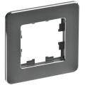 BRITE Рамка 1-местная РУ-1-1-Бр металл титан RE IEK
