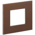 SKANDY Рамка 1-местная SK-F31Br металл шоколад IEK