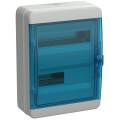 TEKFOR Корпус пластиковый КМПн-24 IP65 синяя прозрачная дверь IEK
