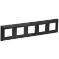 SKANDY Рамка 5-местная SK-F05Bl черный IEK