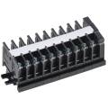 Блок зажимов наборный БЗН TK-010 1,5мм2 10А на DIN-рейку 10 пар IEK
