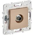 SKANDY Розетка TV проходная SK-A17Sa песочный IEK