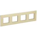 SKANDY Рамка 4-местная SK-F34Sh металл шампань IEK