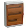 TEKFOR Корпус пластиковый КМПн-54 IP65 оранжевая прозрачная дверь IEK