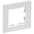 BRITE Рамка 1-местная РУ-1-Бр белый рифленый IEK