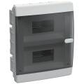 UNION Compact Корпус пластиковый ЩРВ-П-18 IP41 черная прозрачная дверь IEK