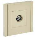 FORTE&PIANO Розетка TV проходная FP429 ваниль IEK