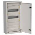 TITAN 5 Корпус металлический ЩРн-36 (1х36) 585х310х140мм IP31 серый (одна дверь) IEK