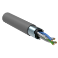 Кабель FTP 2 пары, Кат.5e, внутр., 0,51мм, PVC, серый, 500м, ITK LC1-C5E02-311